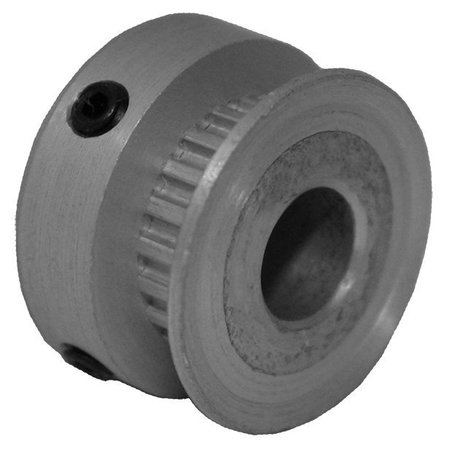 B B Manufacturing 20MP012-6CA3, Timing Pulley, Aluminum, Clear Anodized 20MP012-6CA3